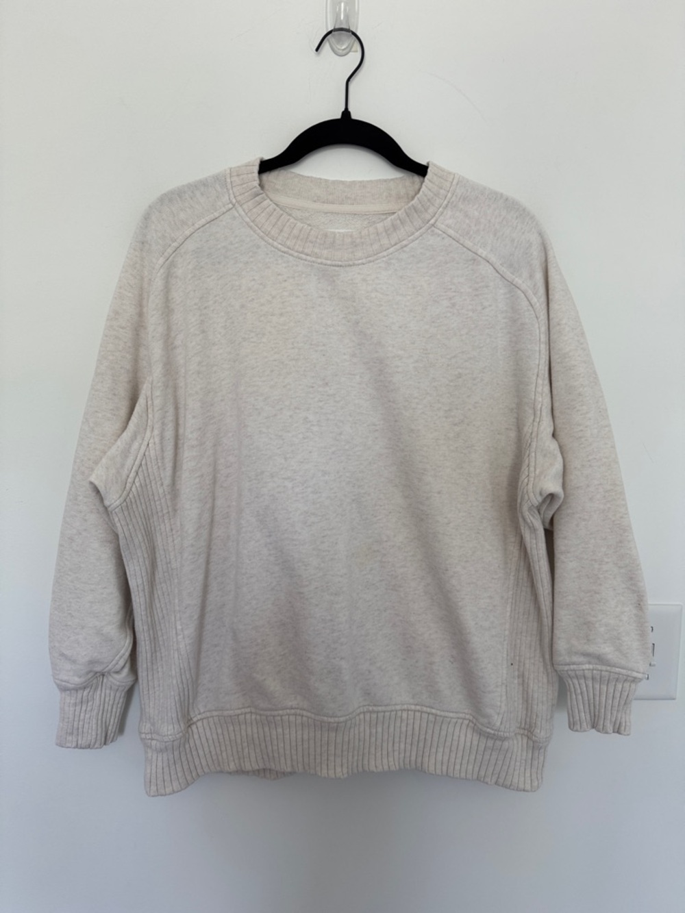 Aerie Women's Crewneck Sweater Light Beige - Size S
